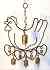 Wrought Iron Hen Wind Chime