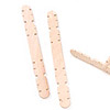Notched Wood Craft Sticks - Natural - Wooden Craft Sticks - 
