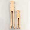 Unfinished Flat Wooden Doll Clothes Pins - Flat Wooden Doll Clothes Pins - 