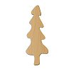 Wood Shape - Folk Art Tree - Unfinished - Wooden Cutout - 