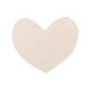 Simple Wood Shape - Heart - Natural - Wood Cutout - Heart - 