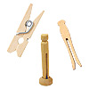 Small Scraft Clothespins - Wood Doll Pins - Clothespins - Round Clothespins - Jumbo Clothespins