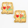 Valentine Bears - Red - Small Wooden Bear Cutouts