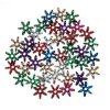 Metallic Plated Starflake Beads - Assorted - 12mm Starflake Beads - Sunburst Beads - Starburst Beads - Ferris Wheel Beads - Paddlewheel Beads