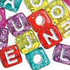 Transparent Alphabet Beads Kit - Assorted Colors And Letters - Alphabet Beads ? Letter Beads