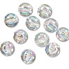 Round AB Pearls - Clear Ab - AB Pearl Beads - Round Beads