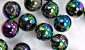 Round Pearl Beads - Black Ab - Pearl Beads - Round Beads - Round Pearls - Black Pearls - Loose Pearl Beads - 