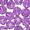 Faceted Beads - 4mm Beads - Faceted Plastic Beads - Amethyst - 4mm Faceted Beads - Acrylic Faceted Beads