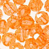 6mm Beads - Faceted Beads - Lt Orange - Facet Beads - 6mm Fishing Beads