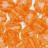 6mm Beads - Faceted Beads - Orange - Facet Beads - 6mm Fishing Beads