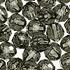 Faceted Beads - 10mm Beads - Facet Beads - Smoke Tr - Faceted Plastic Beads - Acrylic Faceted Beads - 10mm Faceted Beads