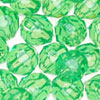 Faceted Beads - 10mm Beads - Facet Beads - Mint Tr - Faceted Plastic Beads - Acrylic Faceted Beads - 10mm Faceted Beads