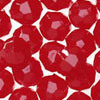 6mm Beads - Faceted Beads - Red Op - Facet Beads - 6mm Fishing Beads