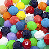 Faceted Beads - Faceted Acrylic Craft Beads - Assorted - Fishing Beads - Acrylic Faceted Beads - Plastic Faceted Beads - Faceted Craft Beads