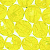 Faceted Beads - Chartreuse ( Fluorescent ) - Faceted Acrylic Beads - Plastic Faceted Beads - 6mm Faceted Beads