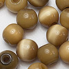 Round Glass Cat Eye Beads - Sungold - Glass Beads - Tiger Eye Beads