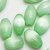 Oval Glass Cat Eye Beads - Mint - Glass Beads - Tiger Eye Beads