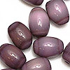 Oval Glass Cat Eye Beads - Mauve - Glass Beads - Tiger Eye Beads