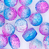 Cracked Ice Beads - Multi Color - Acrylic Cracked Ice Beads
