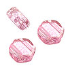 Two Hole Beads - 2 Hole Beads - Honeycomb Beads - Lumi Lt Rose - 2 Hole Slider Beads - Double Hole Beads - 2 Hole Honeycomb Beads