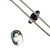 SuperDuo Beads - Twin Beads - Crystal Ab - Super Duo - Two Hole Beads - 2 Hole Beads - Duo Beads - Super Duo Beads