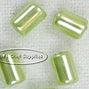 Pearl Glass Tube Beads - Pale Mint - Glass Beads - Tube Beads - Pearl Beads