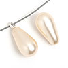 Preciosa Pearl Teardrop - Cream - Pearl Teardrop Beads - Pearl Drop Beads - Preciosa Crystal Pearl