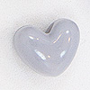 Pony Heart Beads - Heart Shaped Beads - Gray Op - Heart Beads - Heart Pony Beads - Pony Bead Hearts