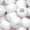 Pony Beads - Opaque - White - Craft Beads - Hair beads - Plastic Beads - Plastic Pony Beads - Opaque Pony Beads