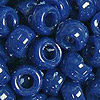 Pony Beads - Opaque - True Blue - Craft Beads - Hair beads - Plastic Beads - Plastic Pony Beads - Opaque Pony Beads