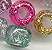 Glitter Pony Beads - Assorted Tr - Craft Beads - Pony Beads Bulk - Hair beads - Plastic Beads - Plastic Pony Beads - Glitter Pony Beads