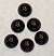 Black Cabochons - Black - Black Cabochons