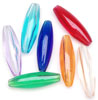 Spaghetti Beads - Assorted Tr - Plastic Spaghetti Beads - Rice Beads - 