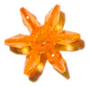 Sunburst Beads - Lt Orange - Starflake Beads - Starburst Beads - Ferris Wheel Beads - Paddlewheel Beads