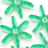 Starflake Beads - Sunburst Beads - Mint - 10mm Starflake Beads - Sunburst Beads - Starburst Beads - Paddle Wheel Beads - Ferris Wheel Beads