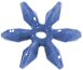 Sunburst Beads - Williamsburg Blue - 12mm Starflake Beads - Sunburst Beads - Starburst Beads - Ferris Wheel Beads - Paddlewheel Beads