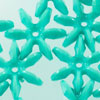 Sunburst Beads - Aqua - 12mm Starflake Beads - Sunburst Beads - Starburst Beads - Ferris Wheel Beads - Paddlewheel Beads