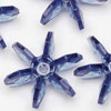 Sunburst Beads - Country Blue - 12mm Starflake Beads - Sunburst Beads - Starburst Beads - Ferris Wheel Beads - Paddlewheel Beads