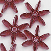 Sunburst Beads - Mauve - 12mm Starflake Beads - Sunburst Beads - Starburst Beads - Ferris Wheel Beads - Paddlewheel Beads