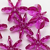 Starflake Beads - Dusty Rose - 25mm Starflake Beads - Sunburst Beads - Starburst Beads - Ferris Wheel Beads - Paddlewheel Beads