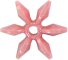 Starflake Beads - Dusty Rose - 25mm Starflake Beads - Sunburst Beads - Starburst Beads - Ferris Wheel Beads - Paddlewheel Beads