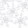 Starflake Beads - Sunburst Beads - Crystal - 10mm Starflake Beads - Sunburst Beads - Starburst Beads - Paddle Wheel Beads - Ferris Wheel Beads