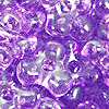 Tri Beads - Amethyst Tr - Plastic Tri Beads - Propeller Beads