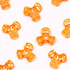 Tri Beads - Orange - Propeller Beads - Plastic Tri Beads