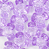 Tri Beads - Lt Amethyst - Propeller Beads - Plastic Tri Beads