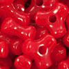 Tri Beads - Red - Propeller Beads - Plastic Tri Beads