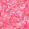 Tri Beads - Pink - Propeller Beads - Plastic Tri Beads