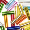 Glass Bugle Beads - Assorted - Tube Beads - Cylinder Beads