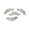 Metal Beads - Wing Beads - Bright Silver Plated - Metal Beads - Wing Beads for Fairies