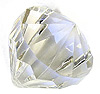 100 Pack 9mm Plastic Acrylic Faceted Teardrop Beads – Clear Tear Drop Charms For Jewelry Making